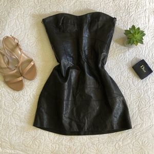Little Leather Black Dress